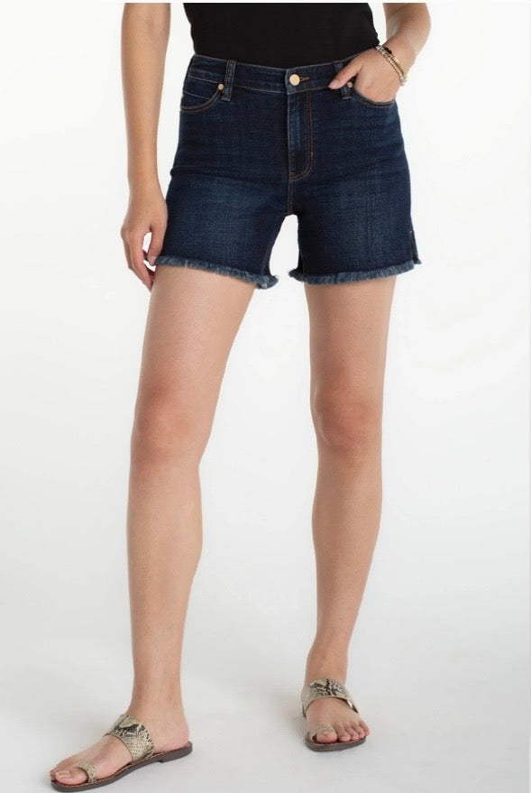 Liverpool Vickie Fray Hem Short