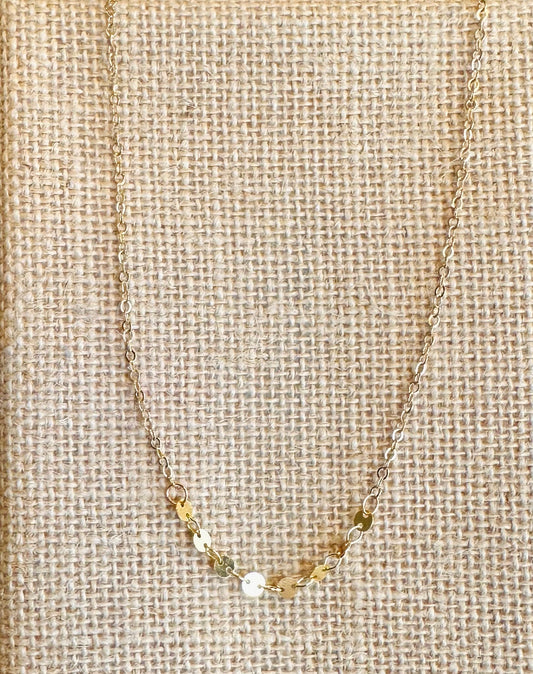 Mountain View Jewelry Gold Circle Necklace