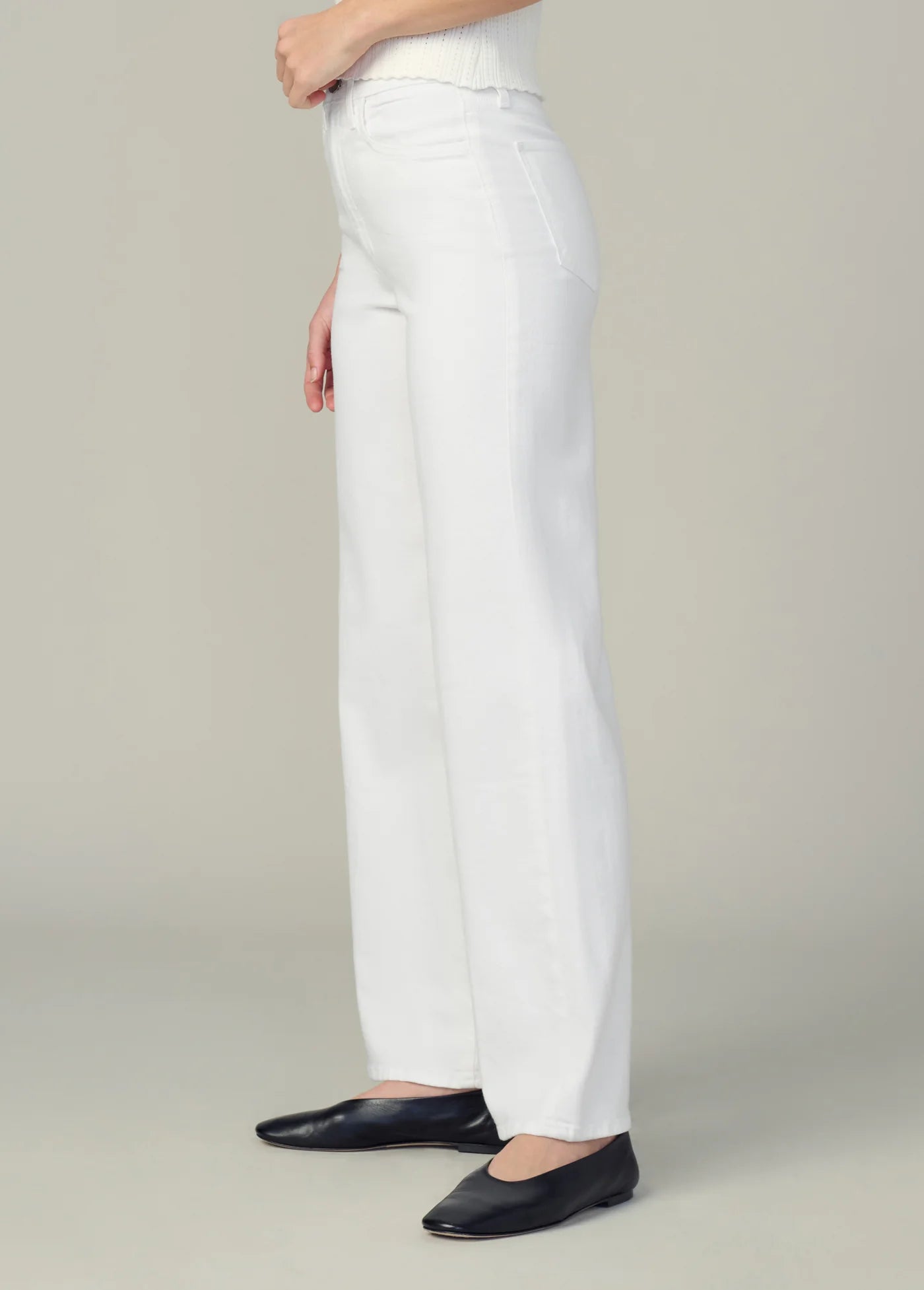 Joe’s Mia Wide Leg Petite White