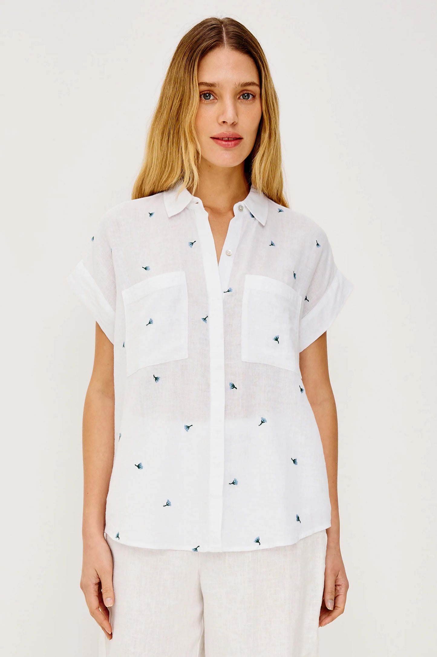 Rails Cito Shirt Bluebell Carnations