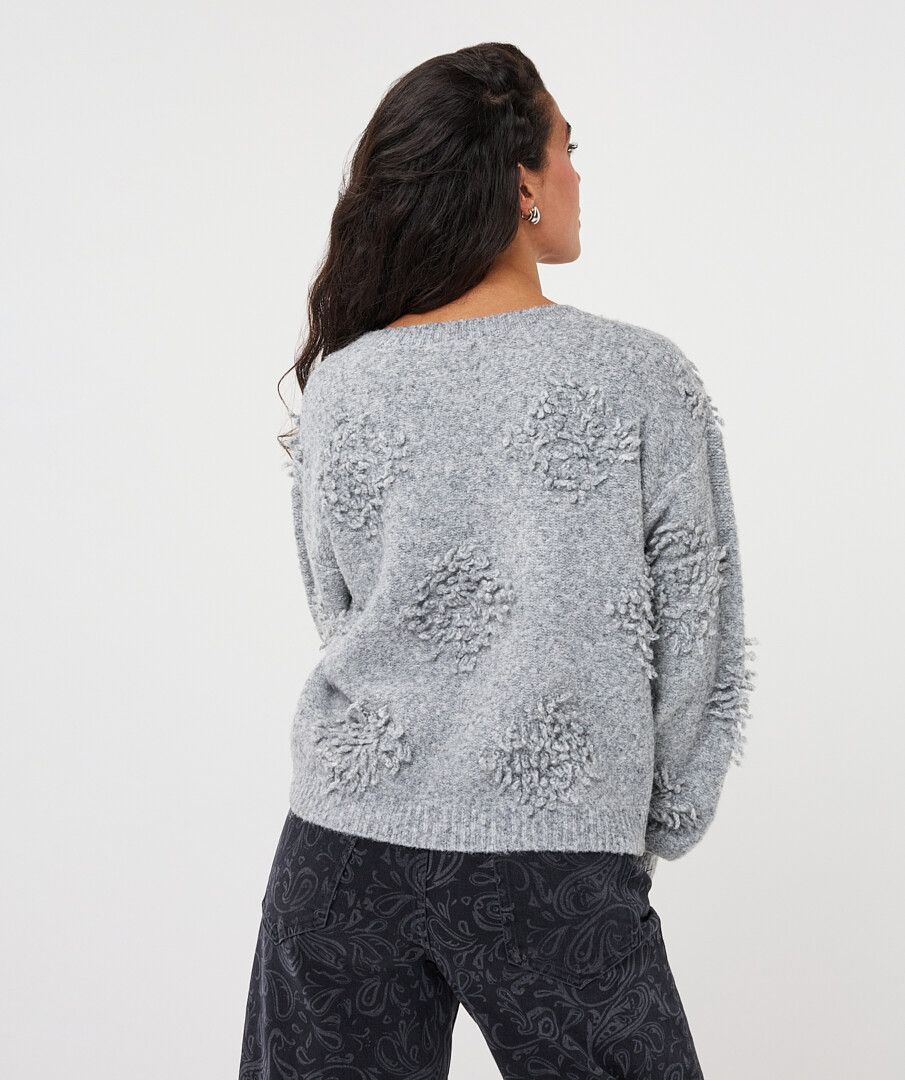 Esqualo 3D Fringe Sweater