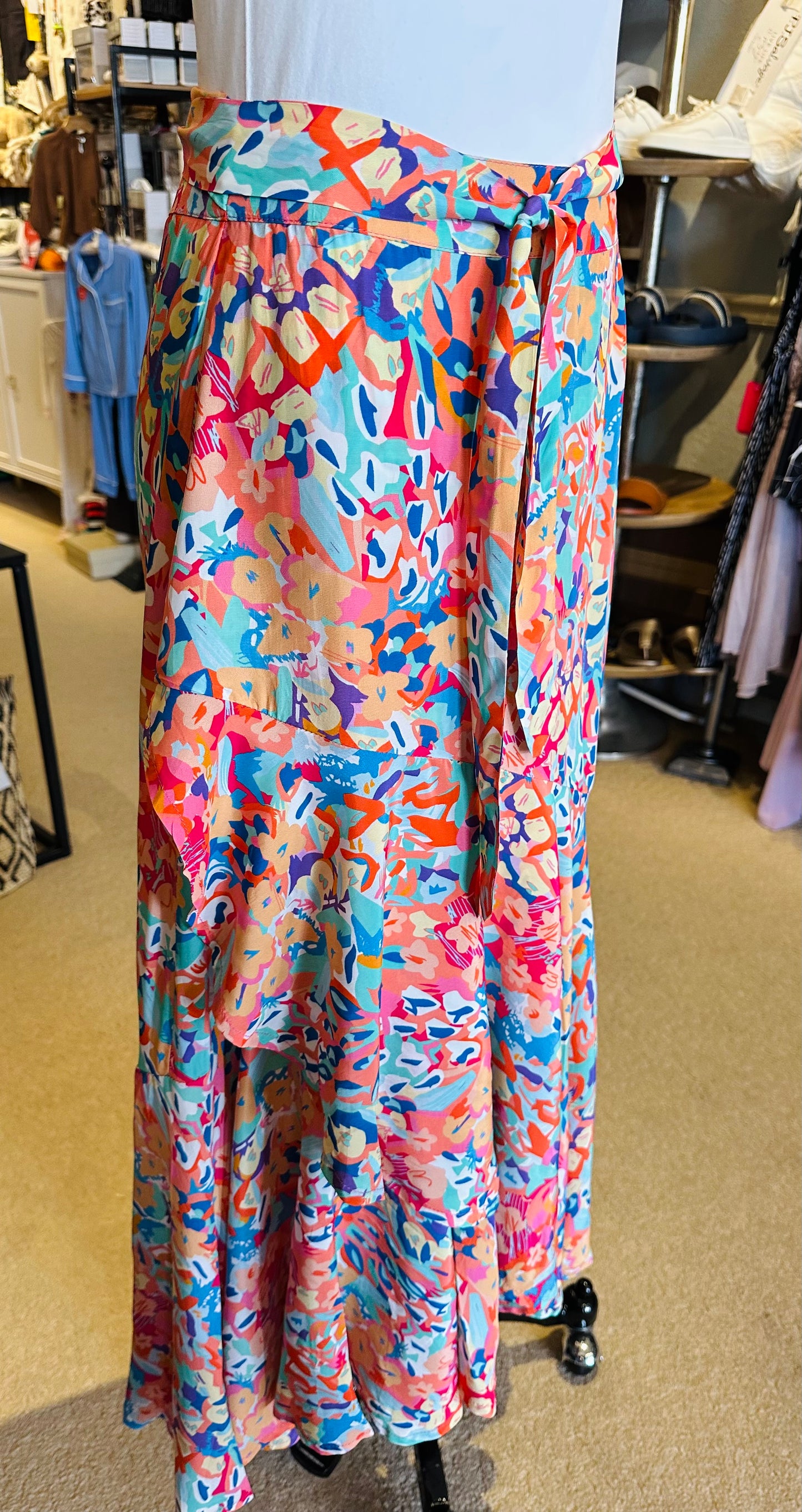 Tolani Miri Skirt In Pebbles