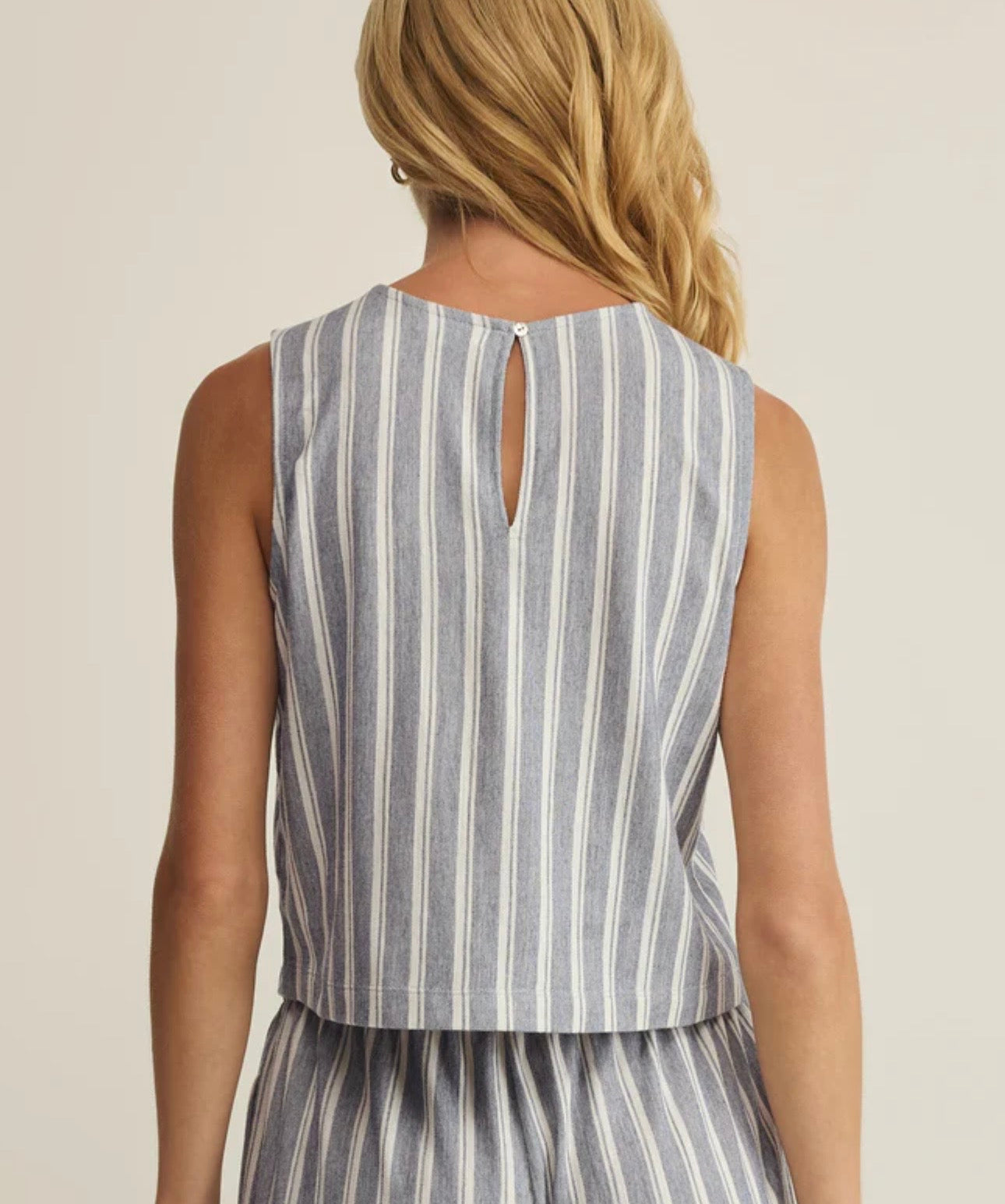 Zsupply Sloan Knit Striped Top Summer Stone