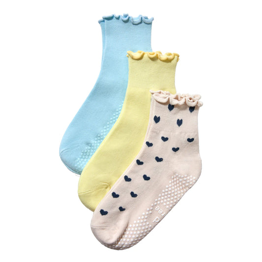 Hold For Three Ruffle Pilates Socks
