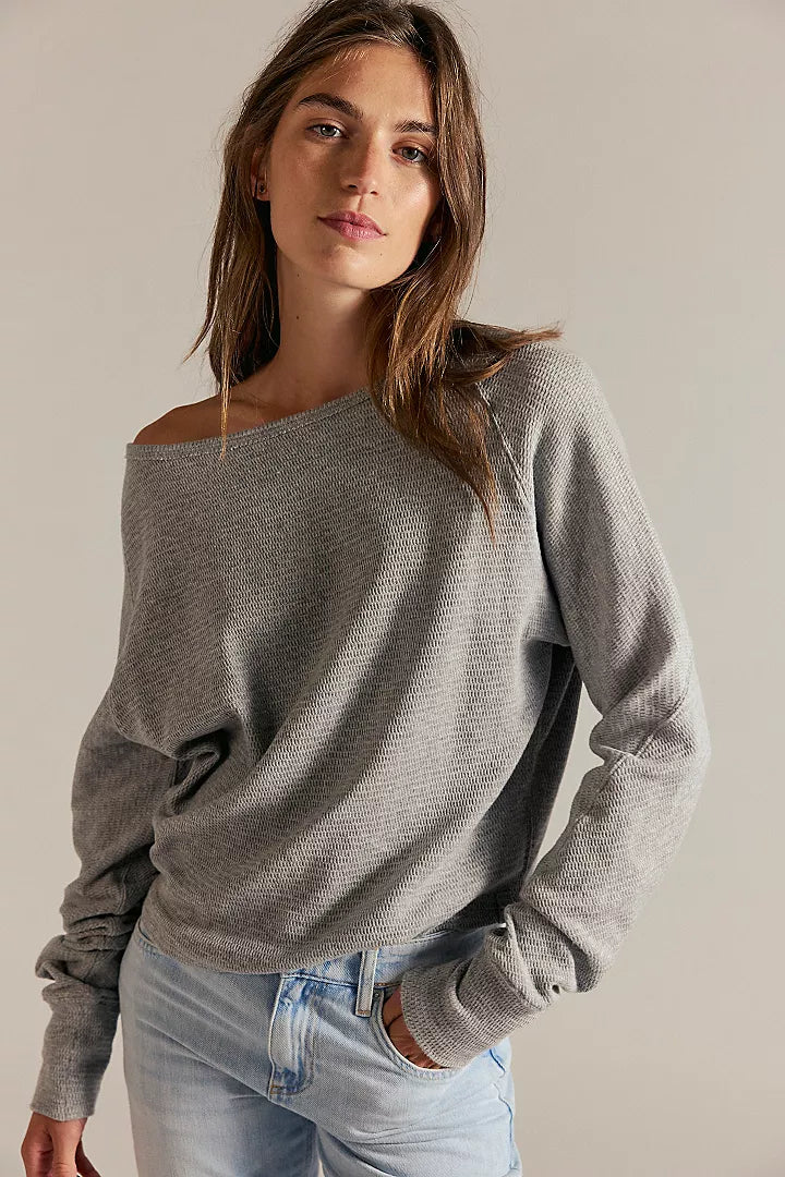 Free People Jess Long Sleeve Top