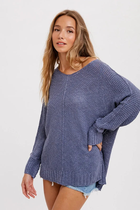 Bluivy Sheer Loose fit V-Neck