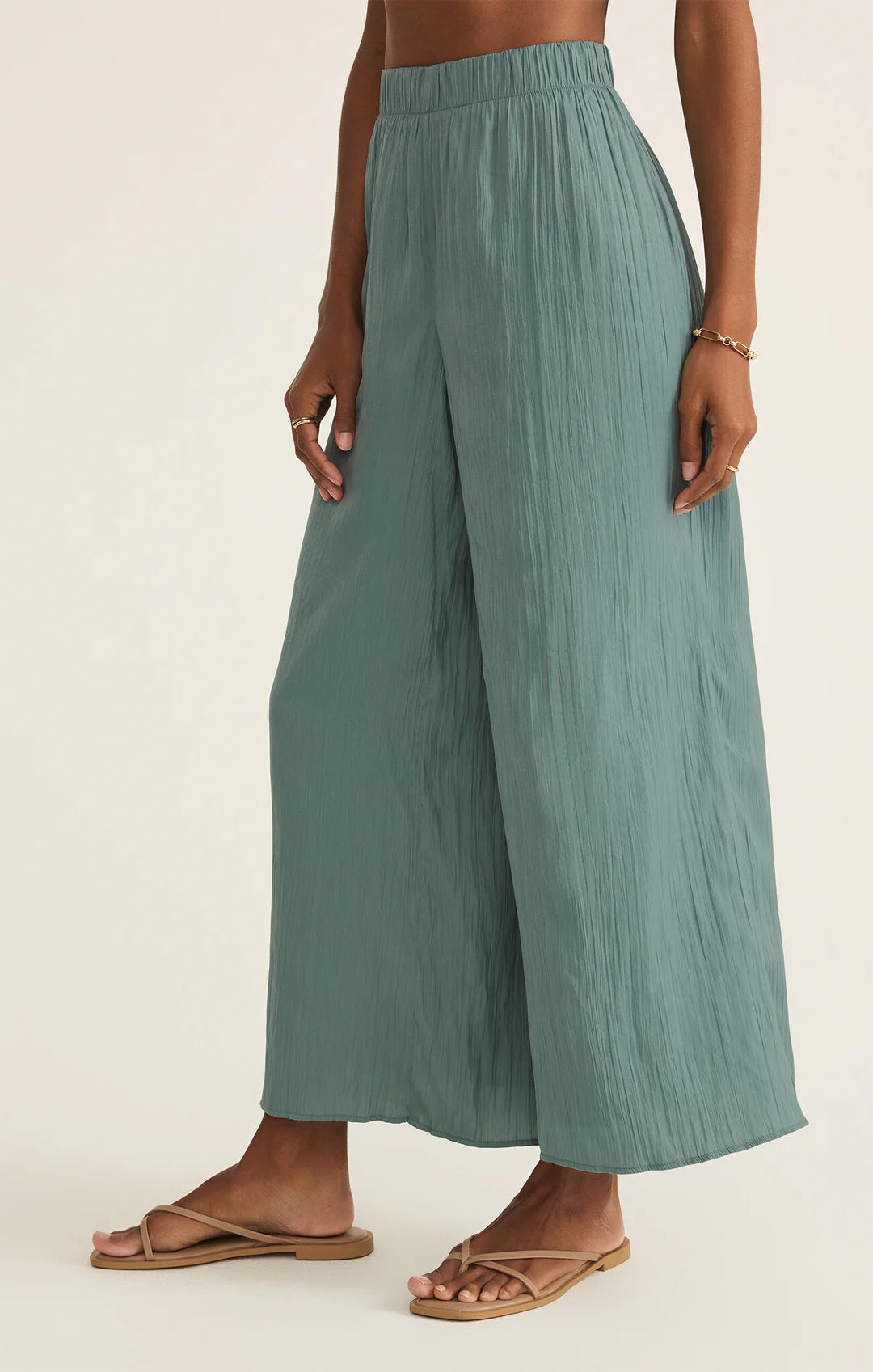 ZSupply Sunset Satin Pant Sea Pine