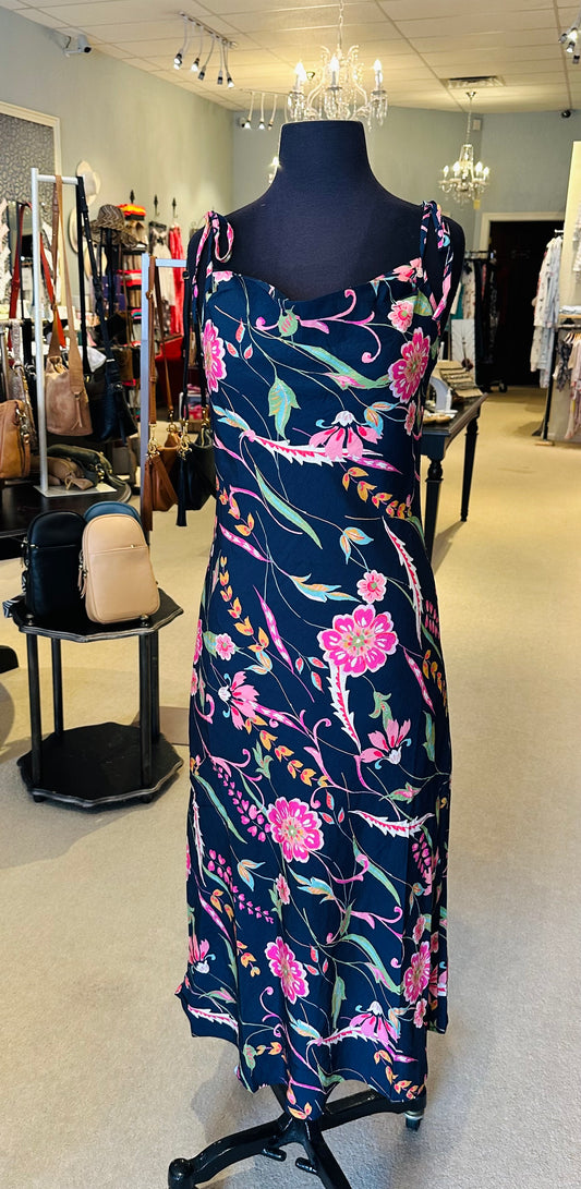 THML Tie Strap Floral Dress