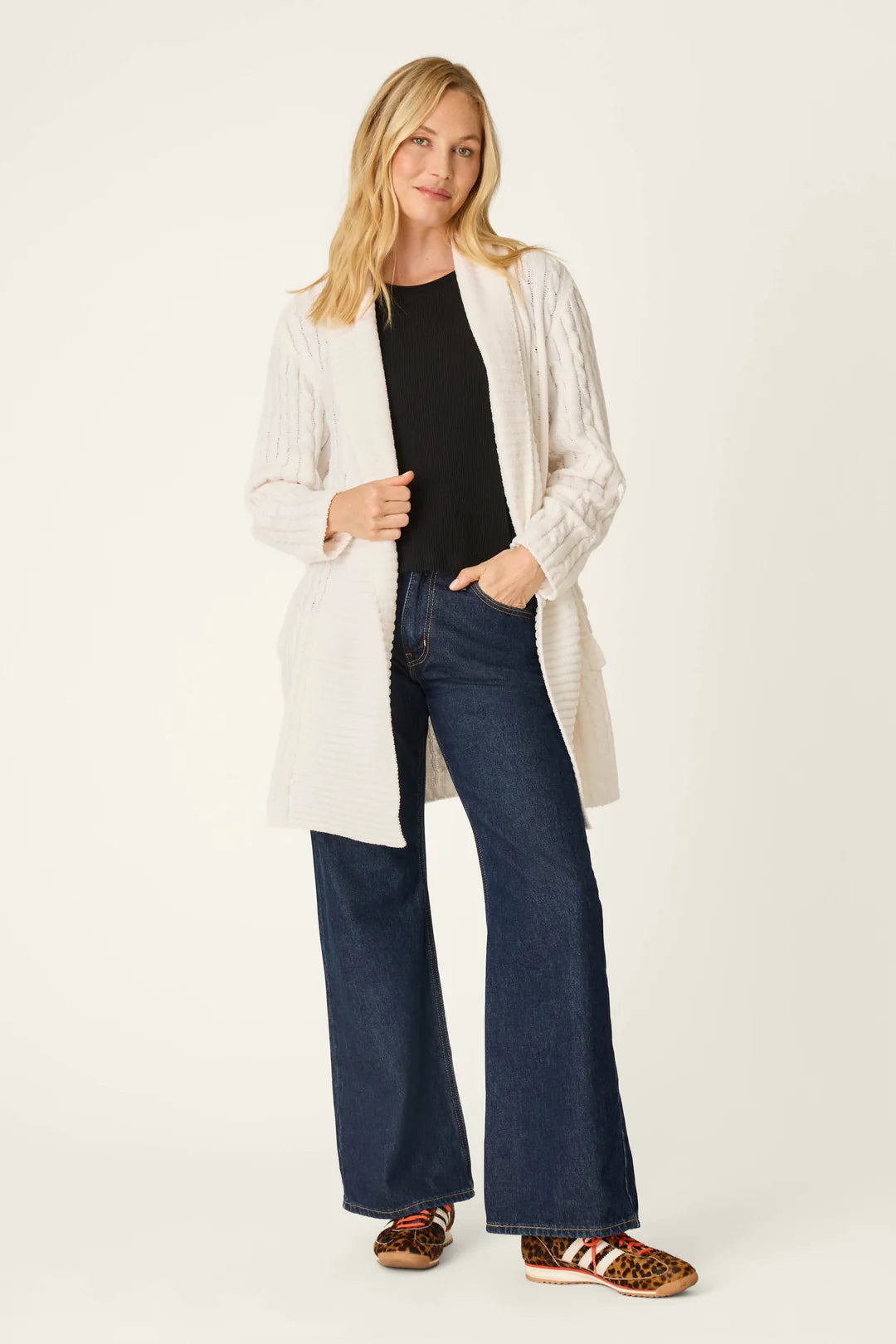 PJ Salvage Cozy Chenille Cardigan