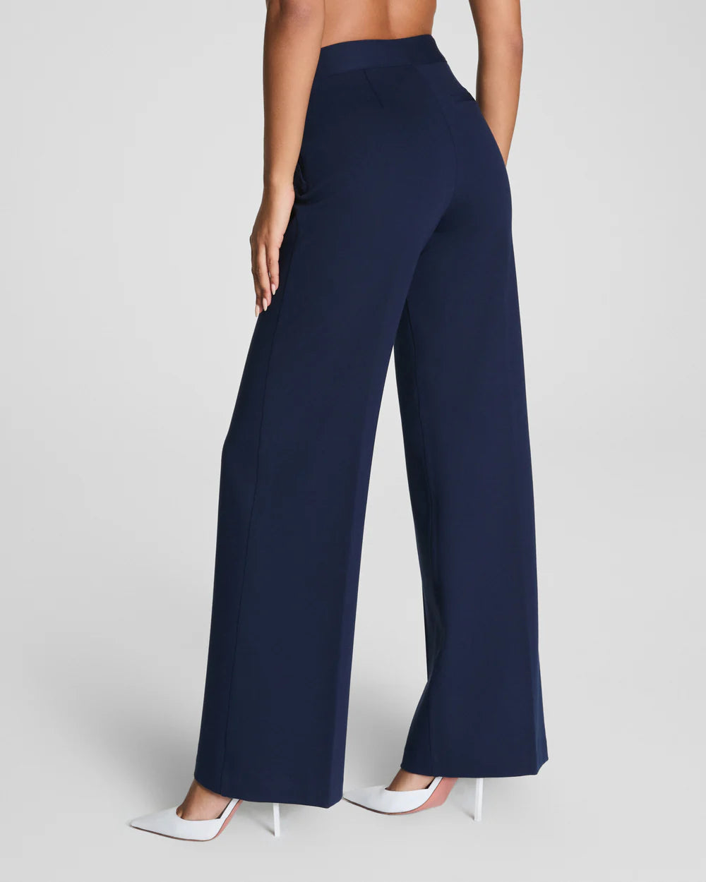 Spanx Ponte Wide Leg Pant Timeless Navy