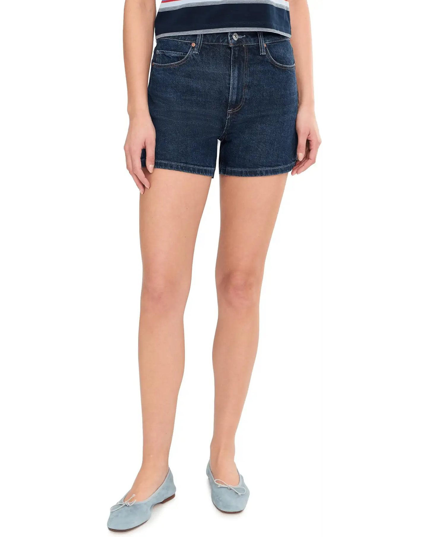 Paige Dani Short W/Seamed Belt Loops Visage