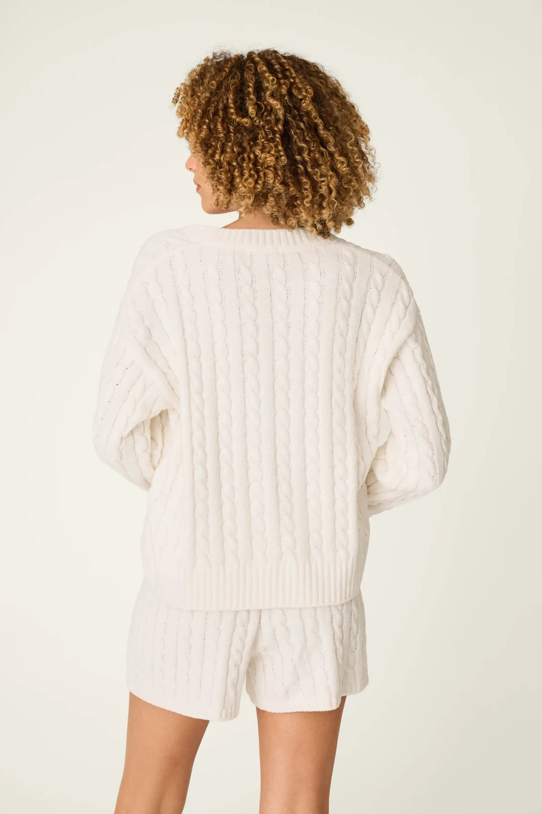 PJ Salvage Cozy Chanille V-Neck Sweater