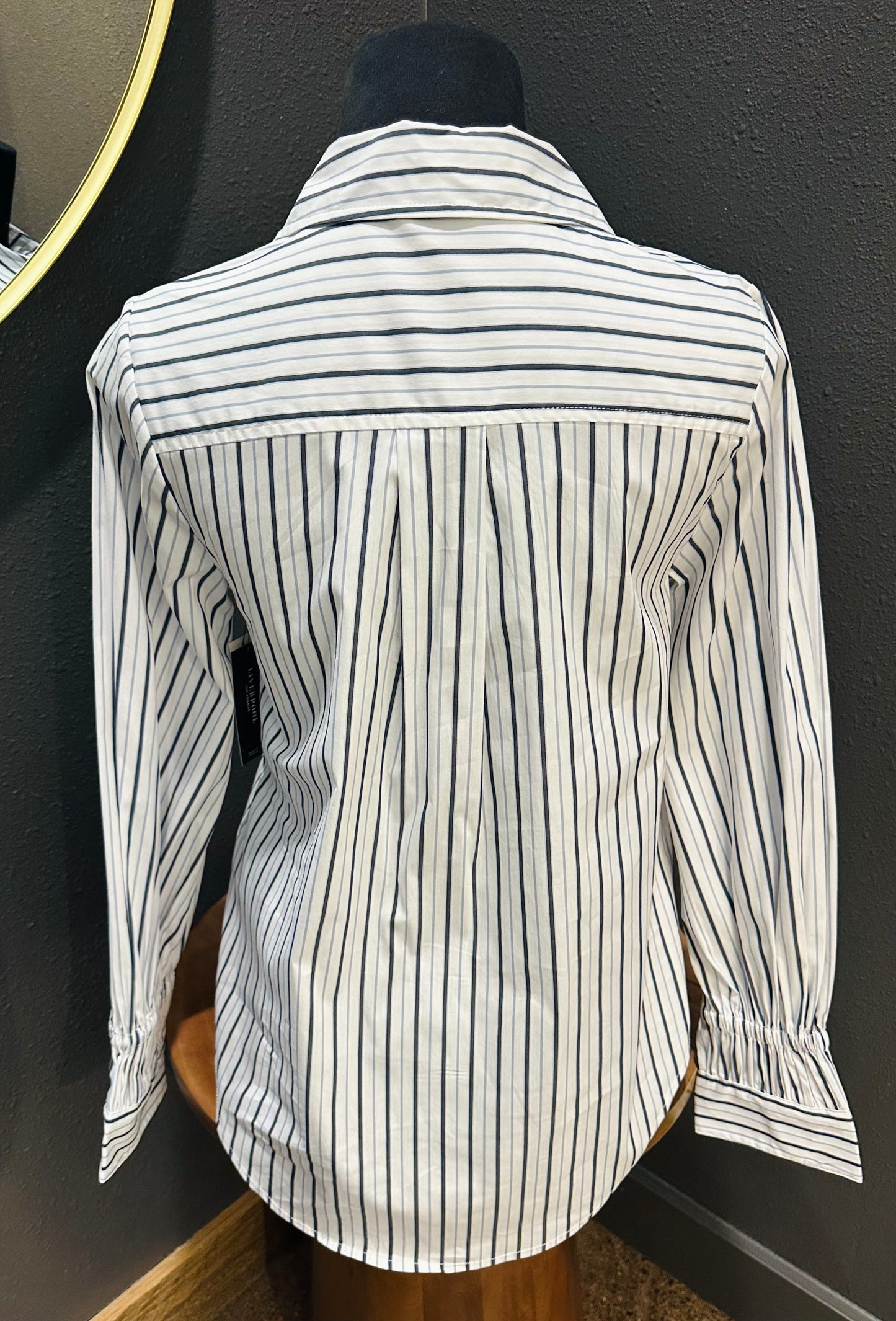 Liverpool Adjustable Sleeve Button Front Shirt