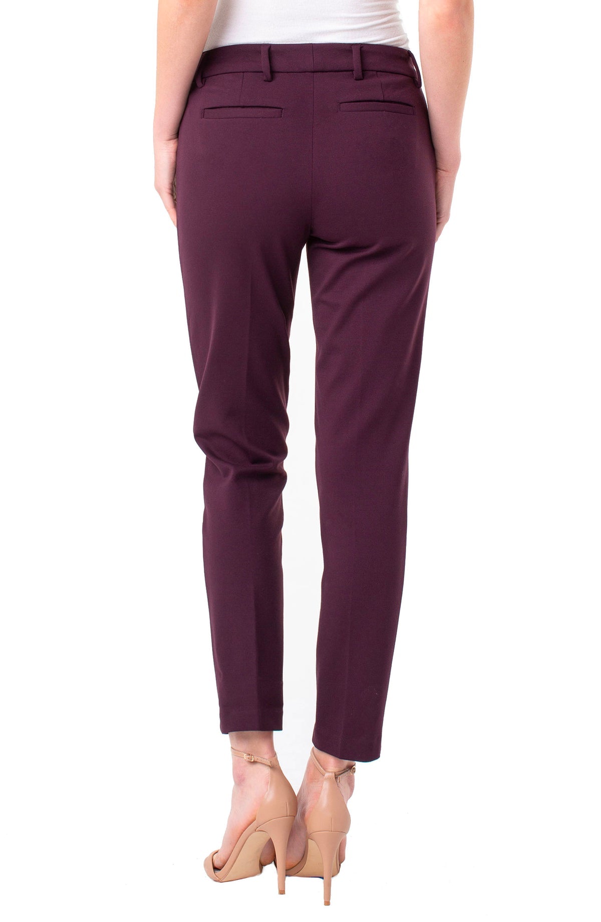 Liverpool Kelsey trouser Aubergine