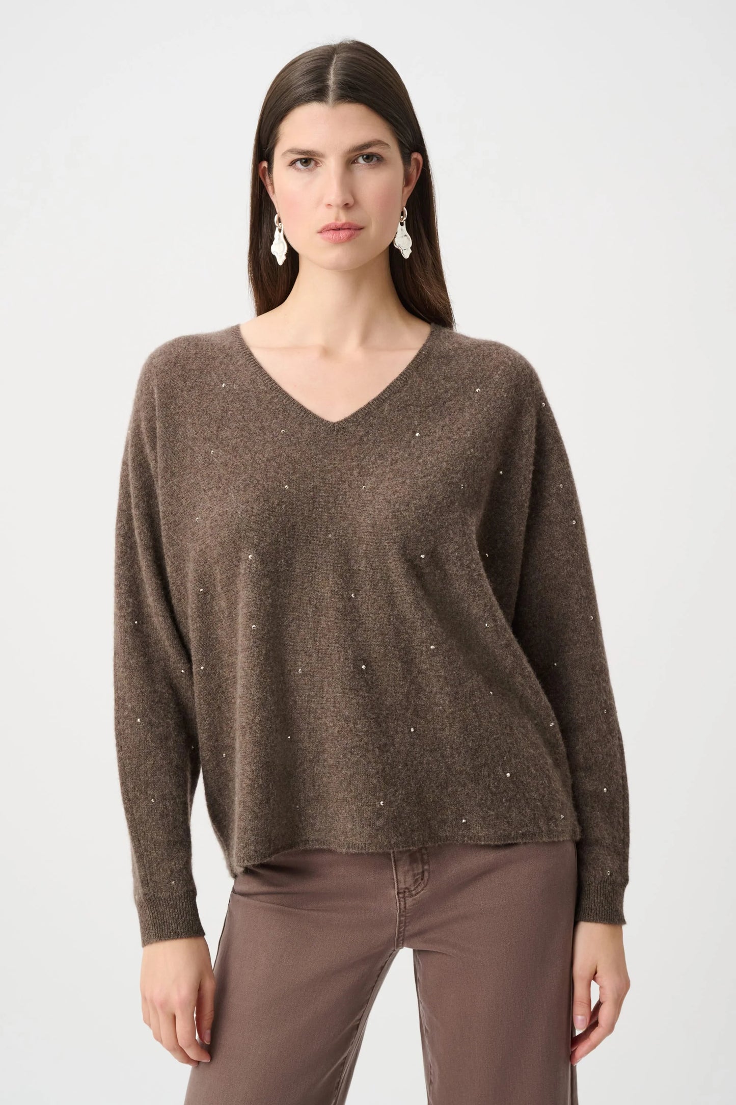 Joseph Ribkoff Cashmere Rhinestone Sweater