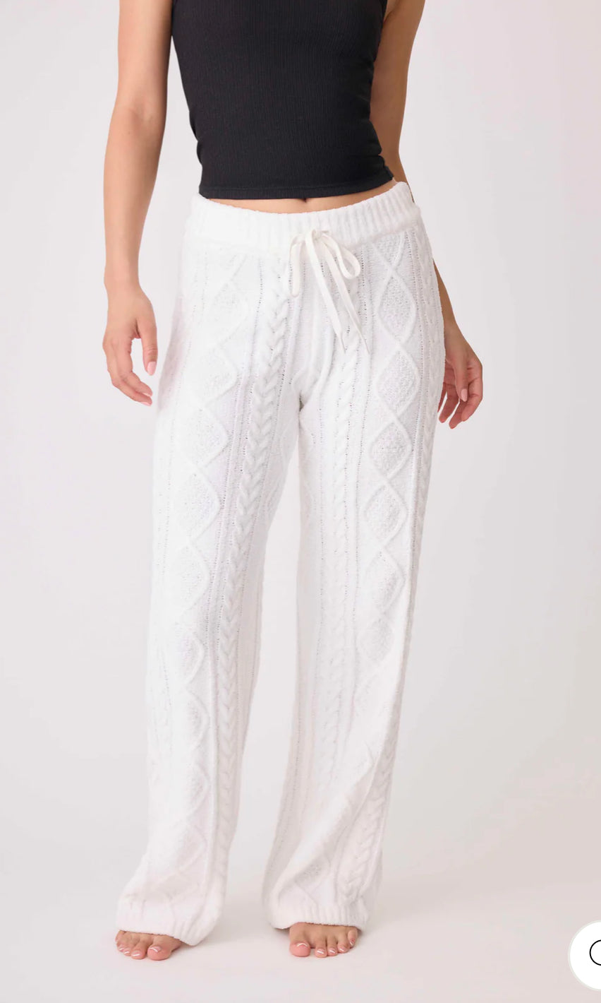 PJ Salvage Cable Pant Ivory