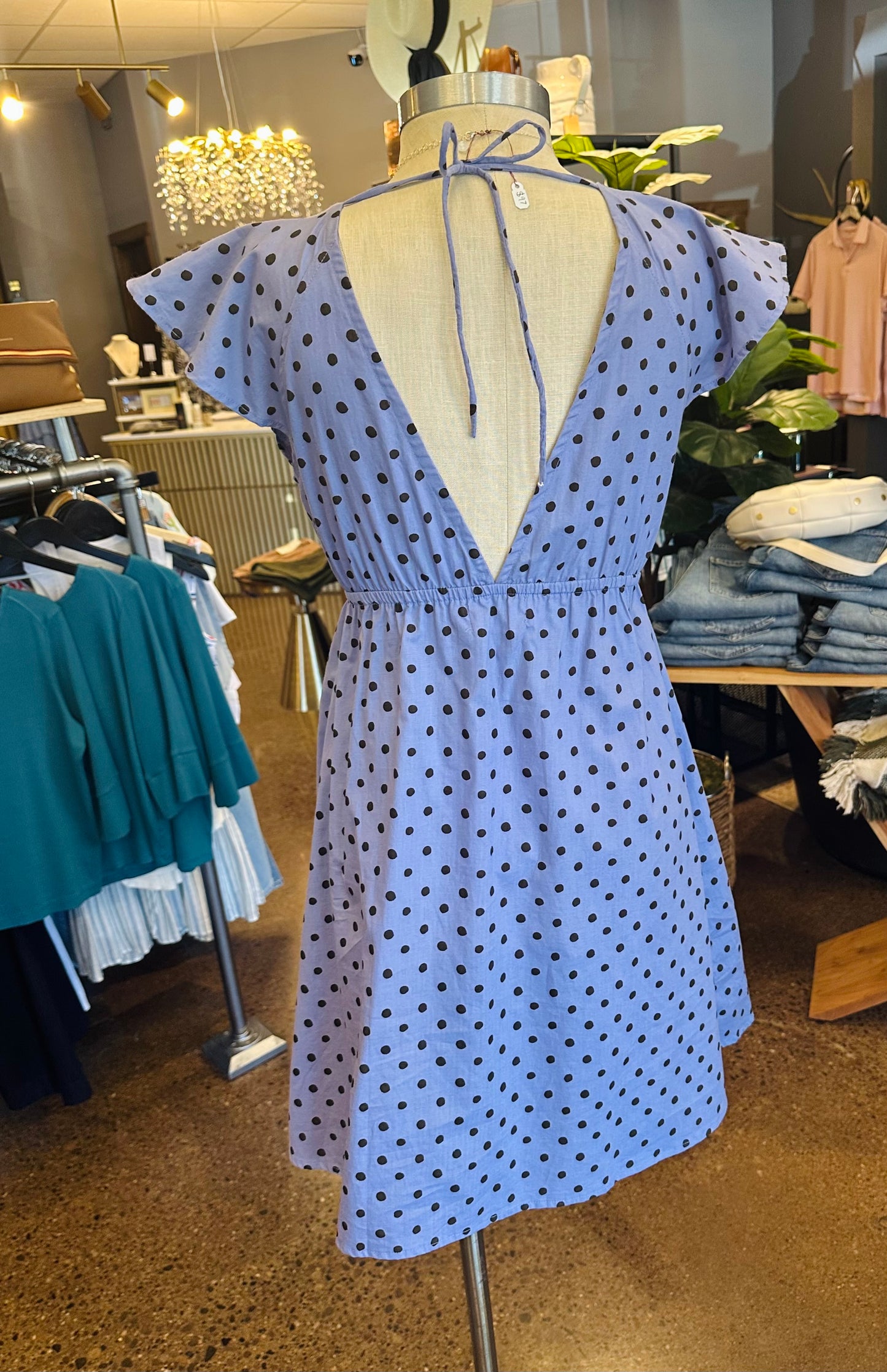 Jula Willow Mini Dress Dot Violet