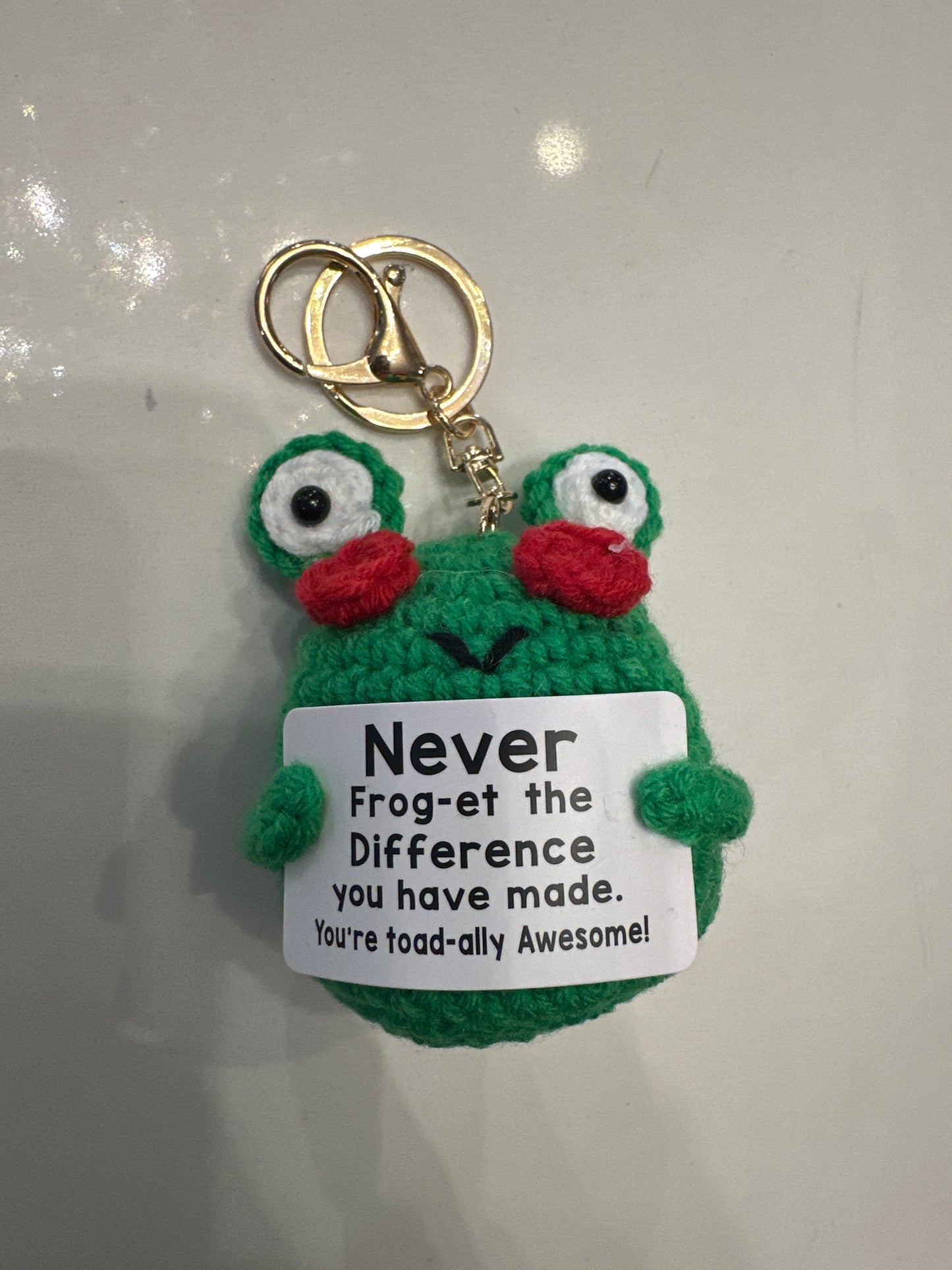 Inspirational Animal Knitted Key Chain