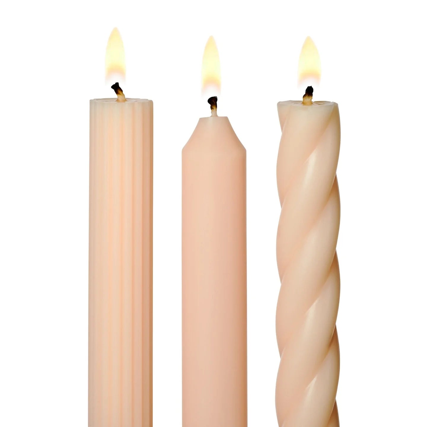 Creative Coop Assorted Candle Tapers Set Of Three