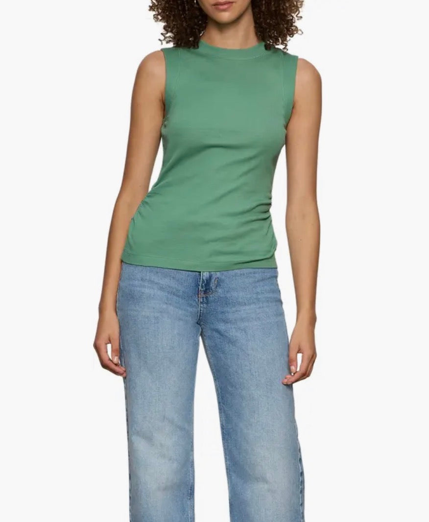 Sanctuary Ribbed Ruched Tank