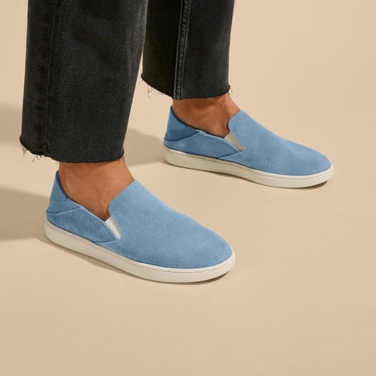 Olukai Pehuea Luxe Slip On Blissful Blue