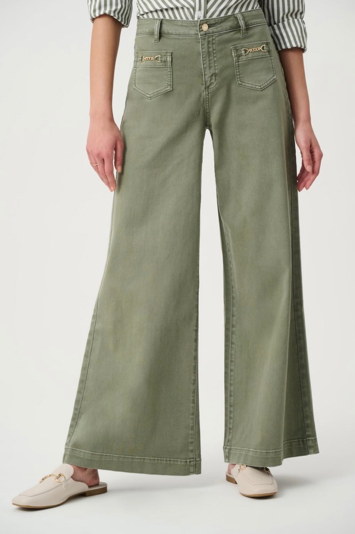 Joseph Ribkoff Denim Palazzo Pant