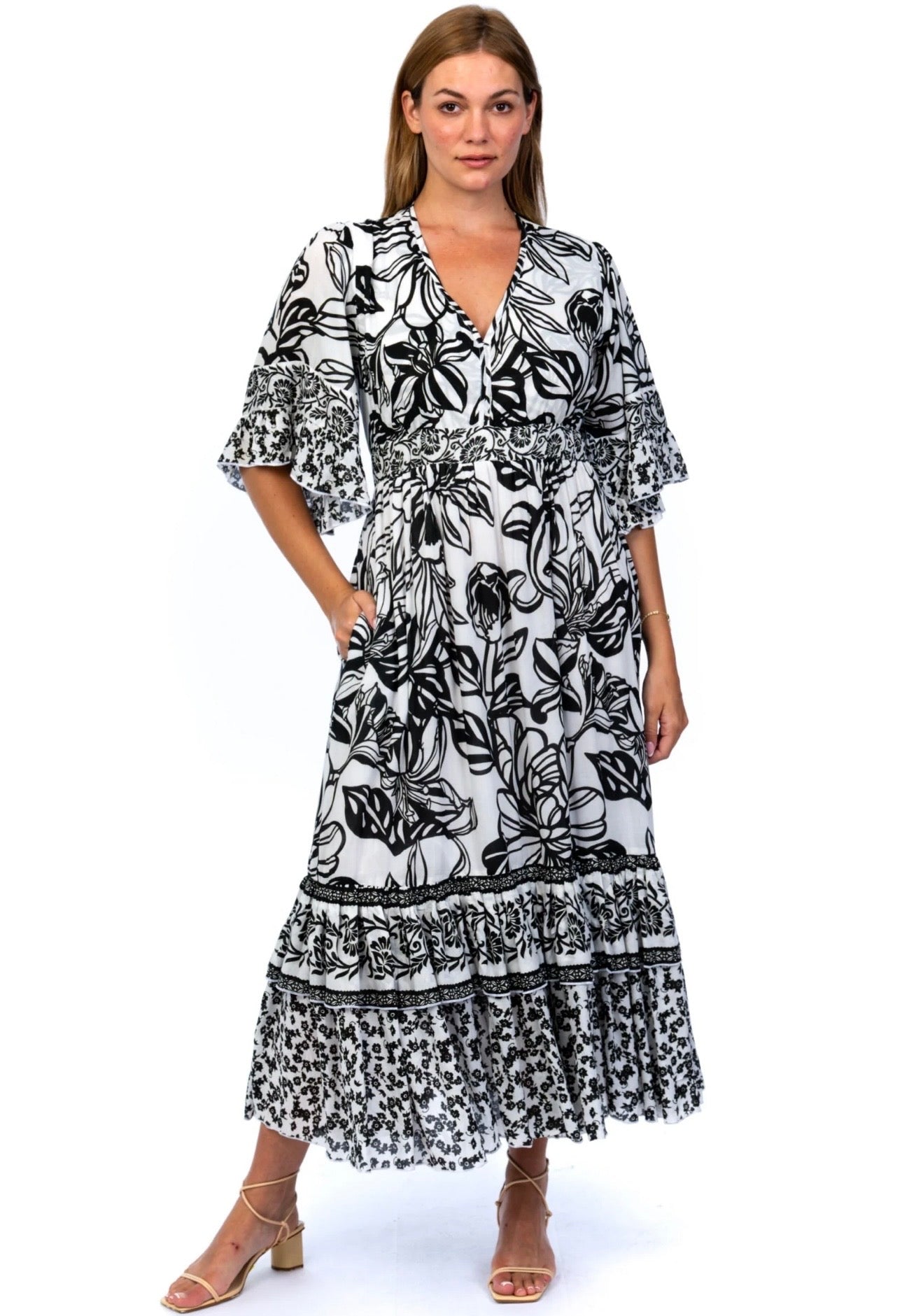 Tolani Etta Foliage Dress