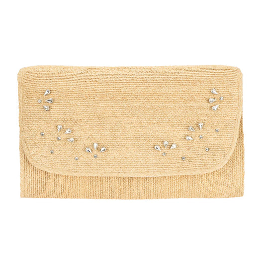 San Diego Hat Co. Glamor Raffia Clutch