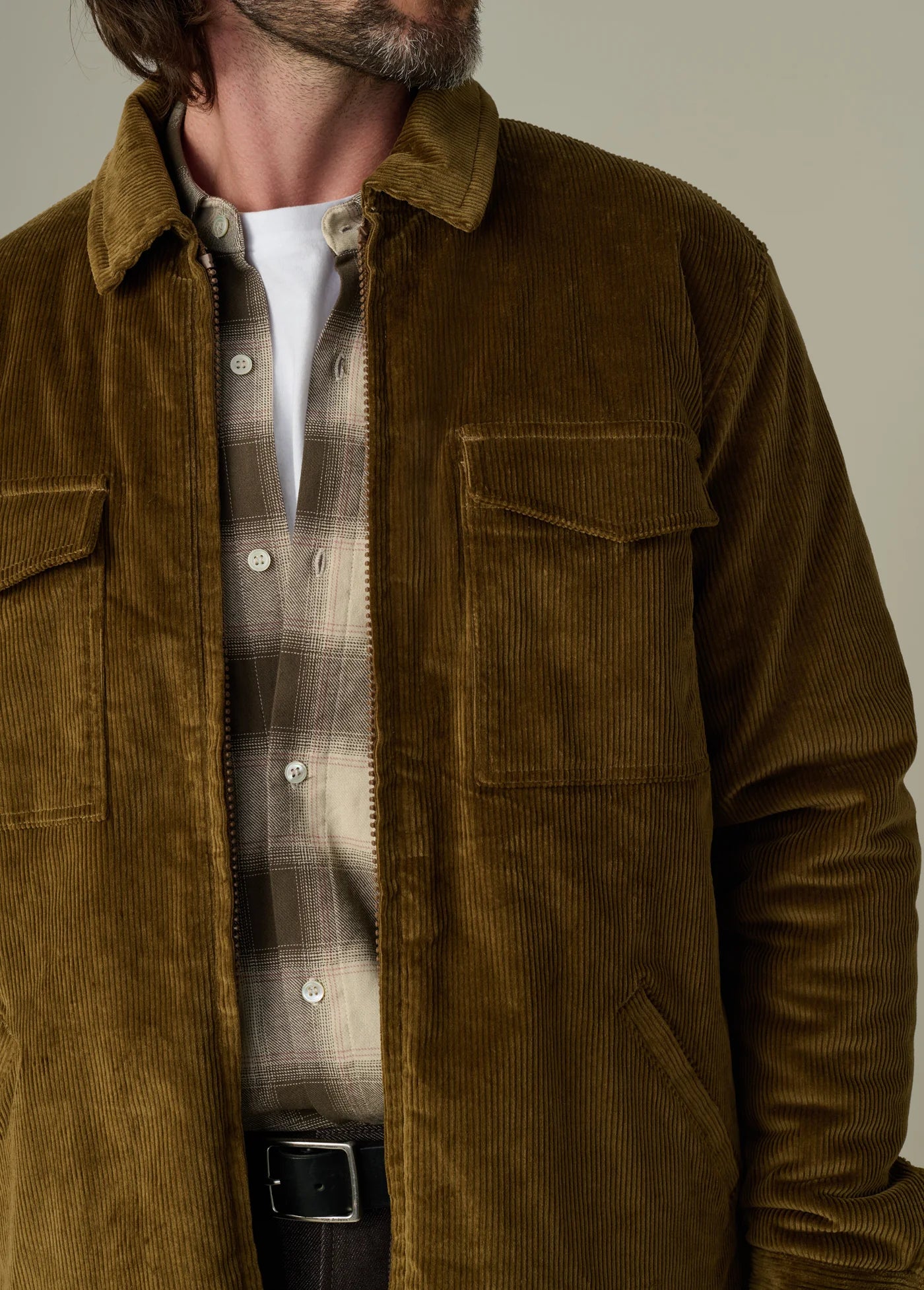 Joe’s Men’s Zip Corduroy Jacket Beech