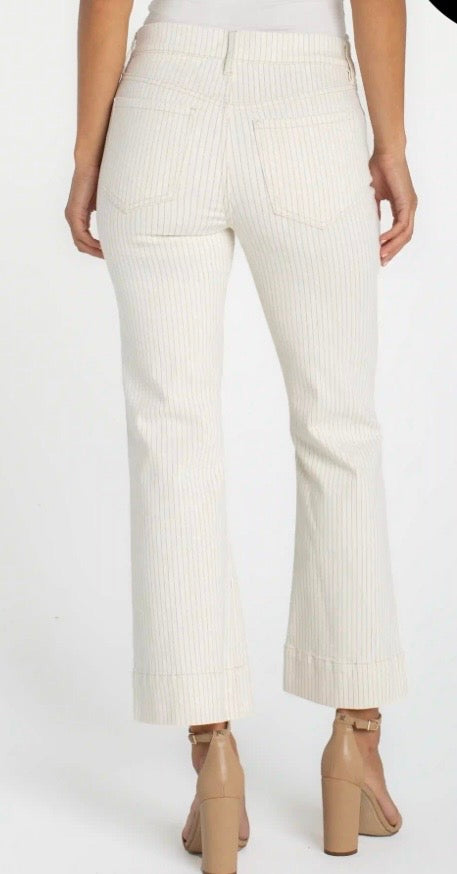 Liverpool Gia Glider Crop Flare Pant