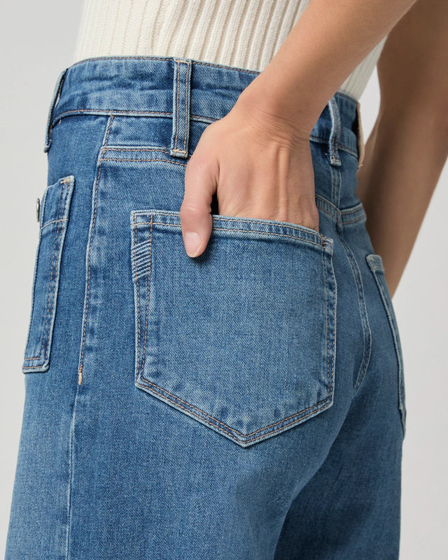 Paige Anessa 31 Seamed Patch Pocket-Paley