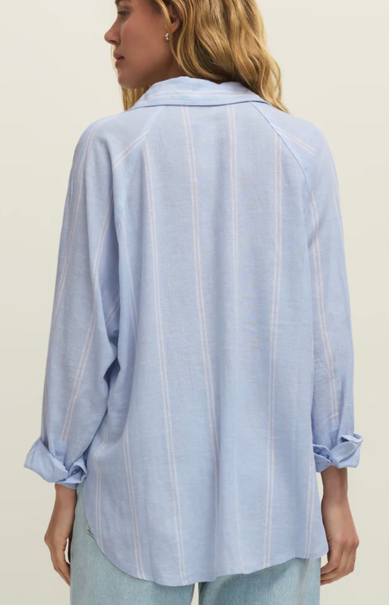 Zsupply The Perfect Striped Linen Top