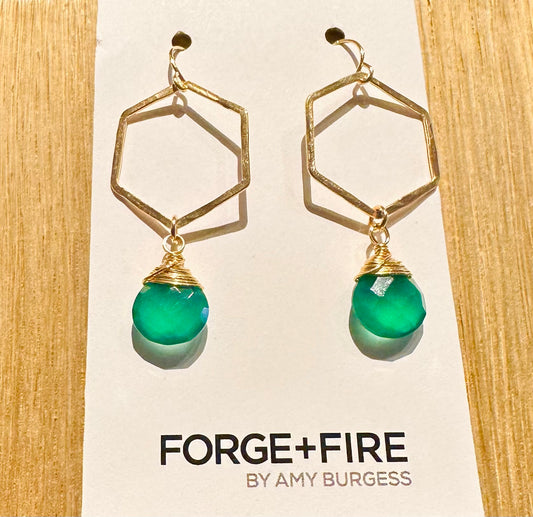 Forge And Fire Monica Hexagon W/Gemstone
