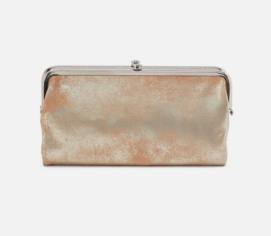 Hobo Lauren Clutch Wallet Saddle Stardust