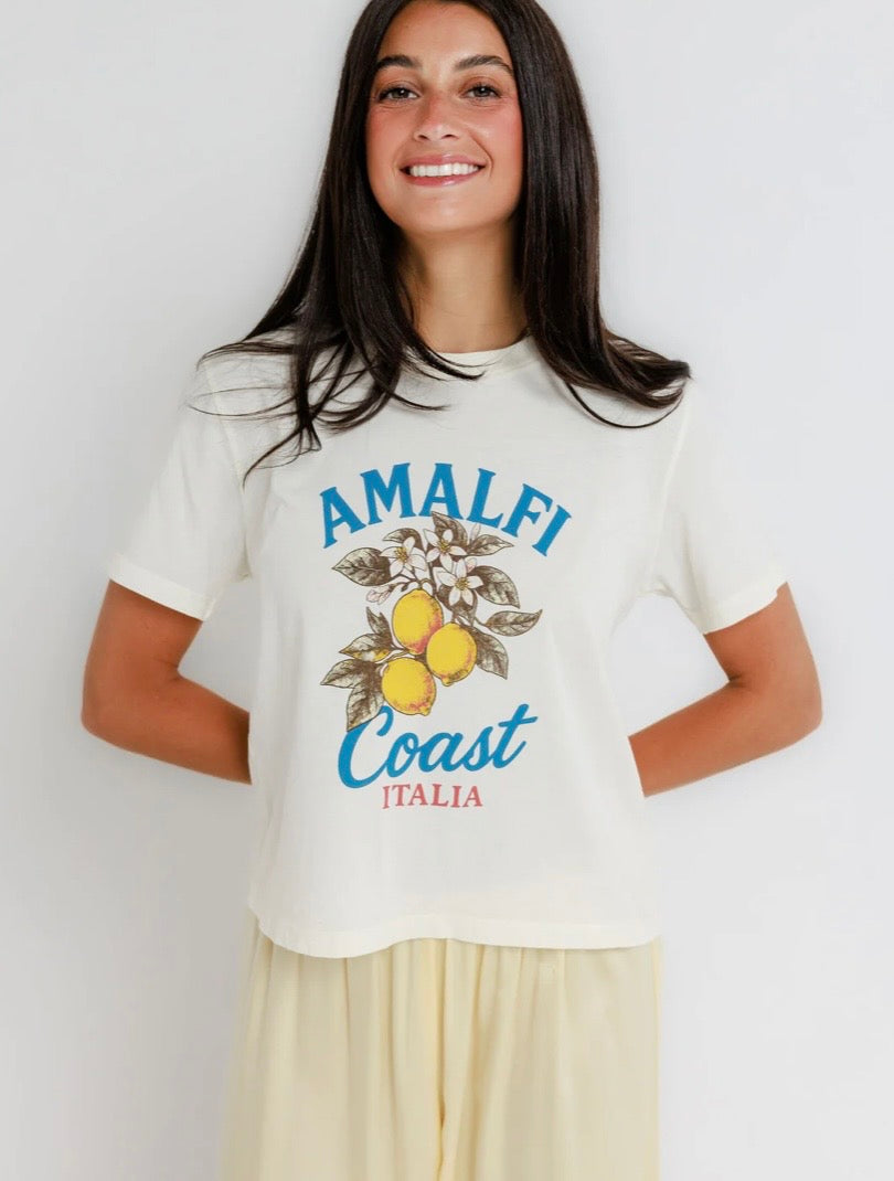 Sunny Somewhere Amalfi Coast Italia Everyday Tee