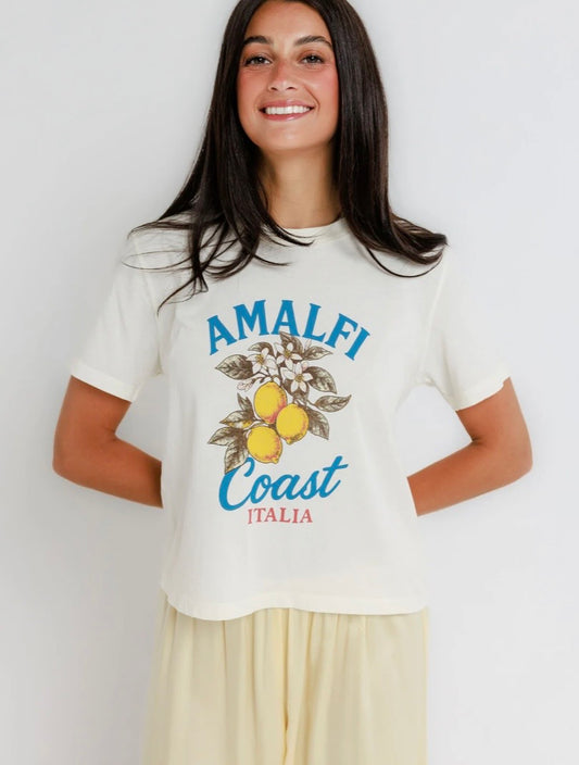 Sunny Somewhere Amalfi Coast Italia Everyday Tee
