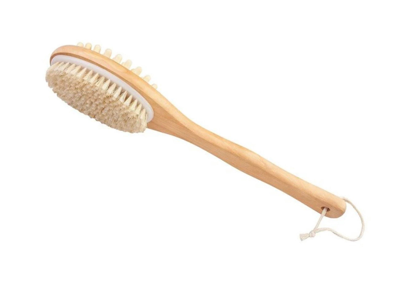 Caren Dual Tool Natural Boar Bristle Dry Brush