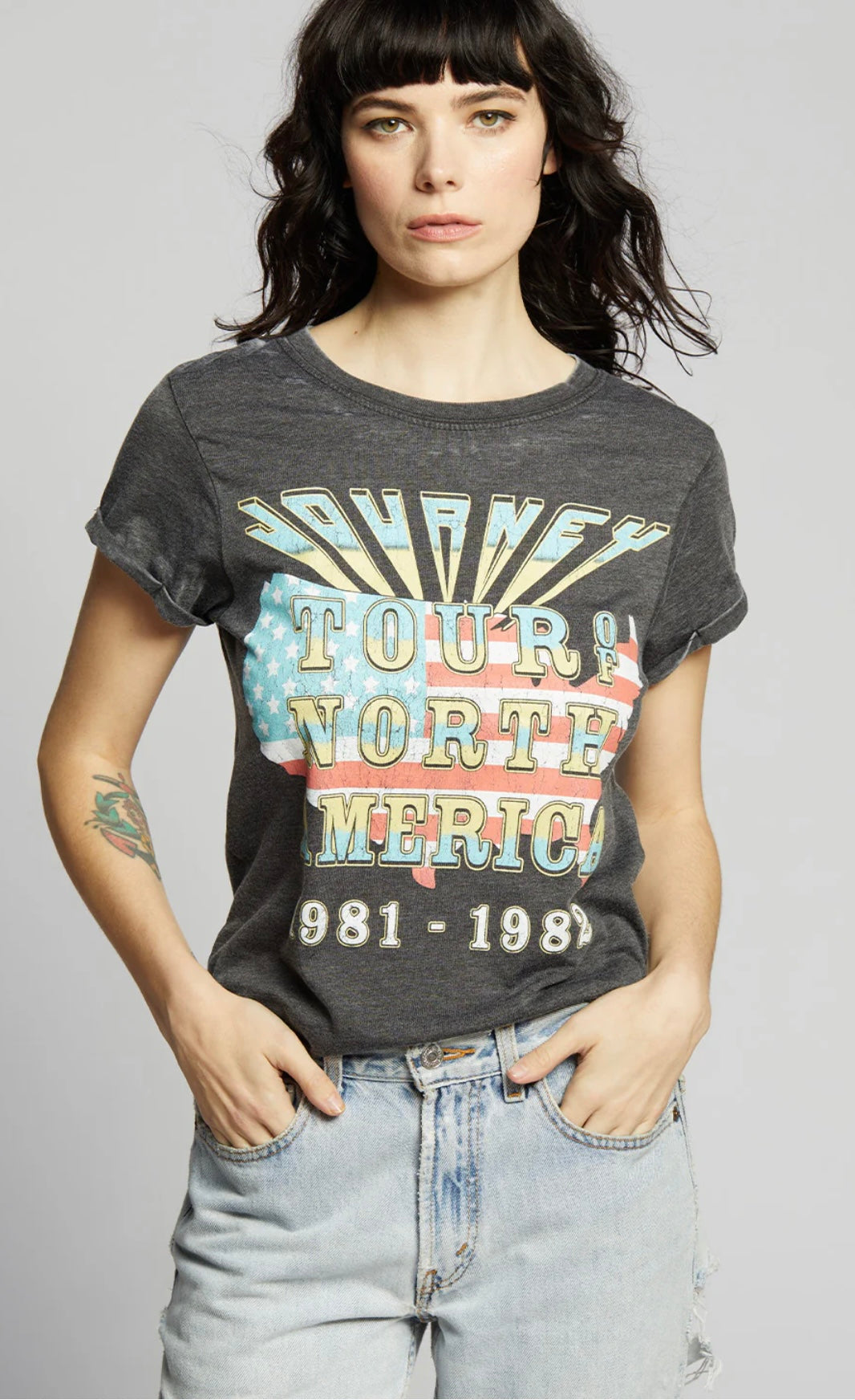 Recycled Karma Journey Tour Burn Out Graphic Tee