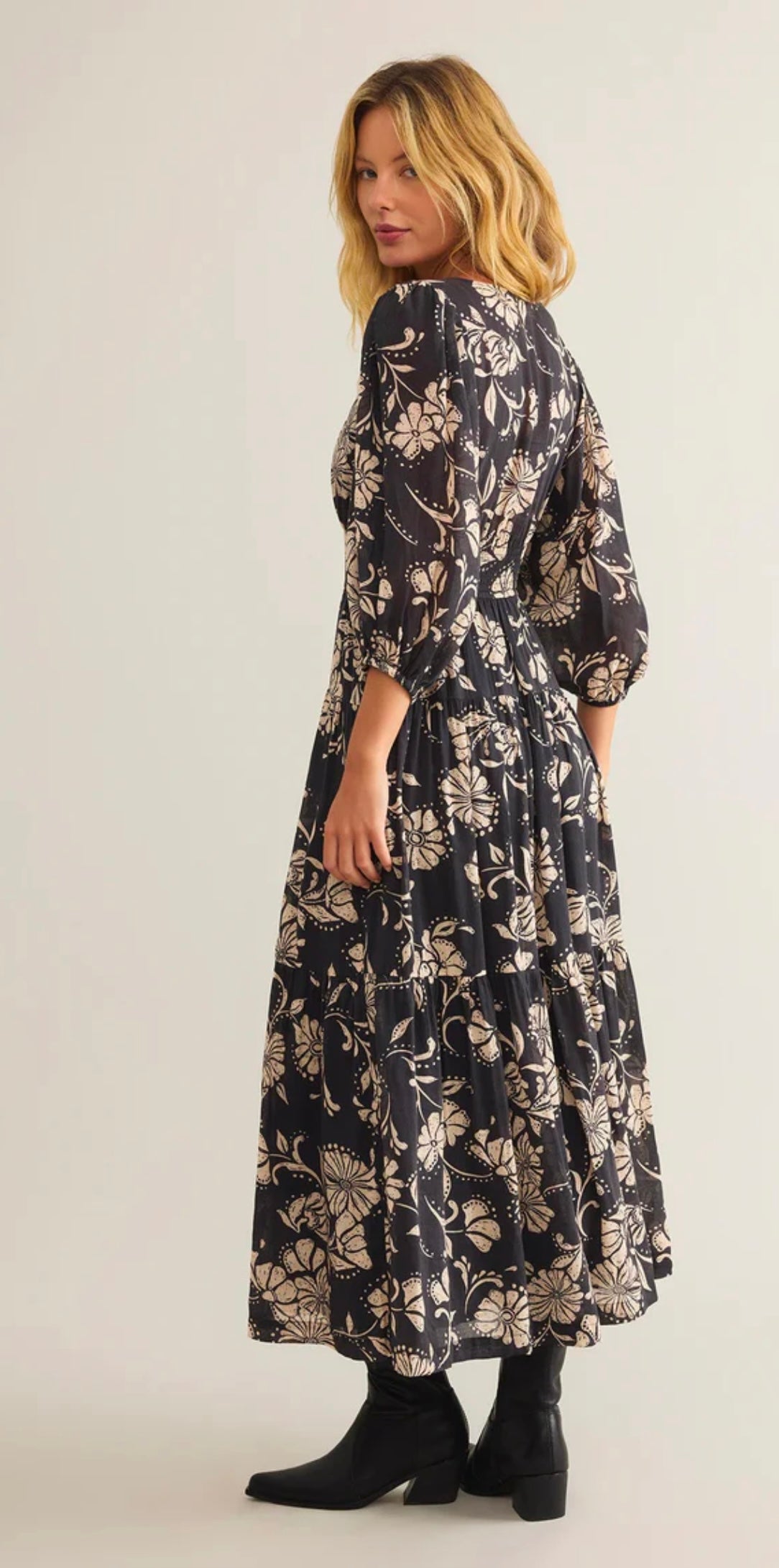 ZSupply Adelina Ari Floral Midi Dress