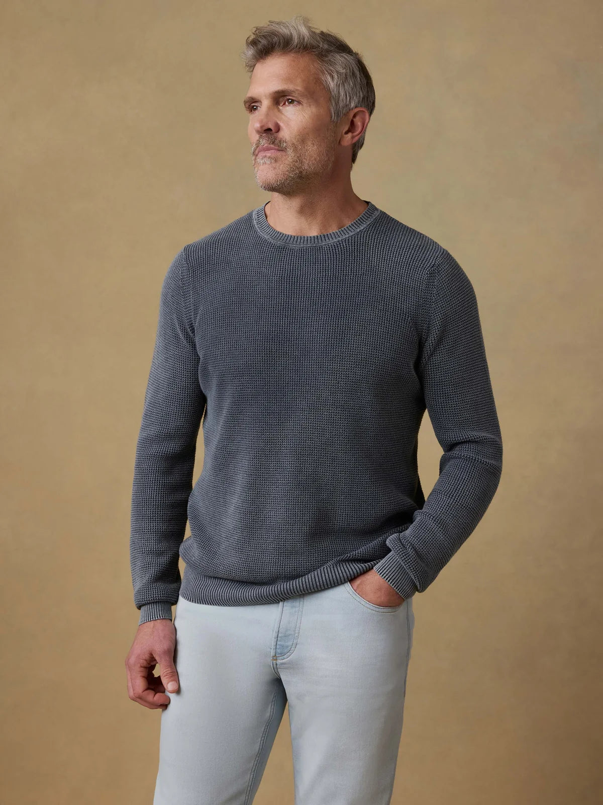 Faherty Men’s Sunwashed Crewneck Sweater