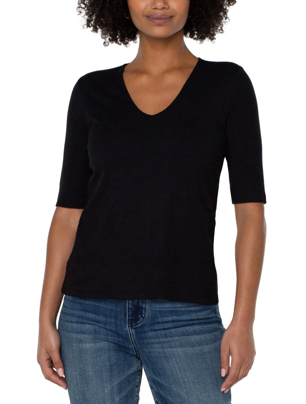 Liverpool Double Layer Deep V Neck