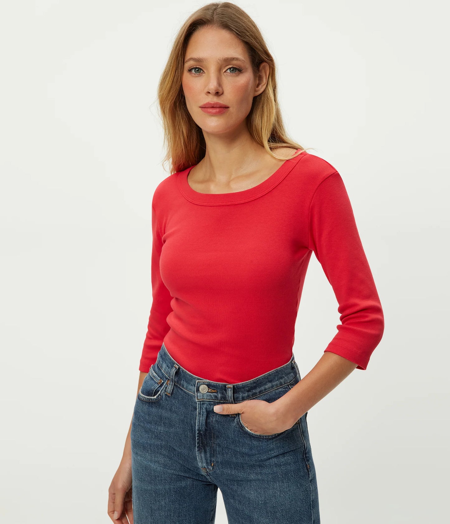 Michael Stars Dot 3/4 Sleeve Tee Colors