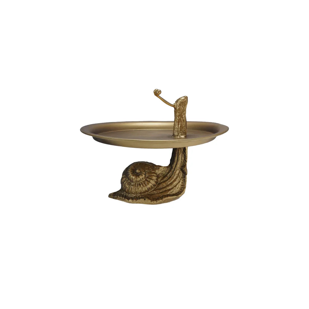 Creative Coop Metal Snail Tray