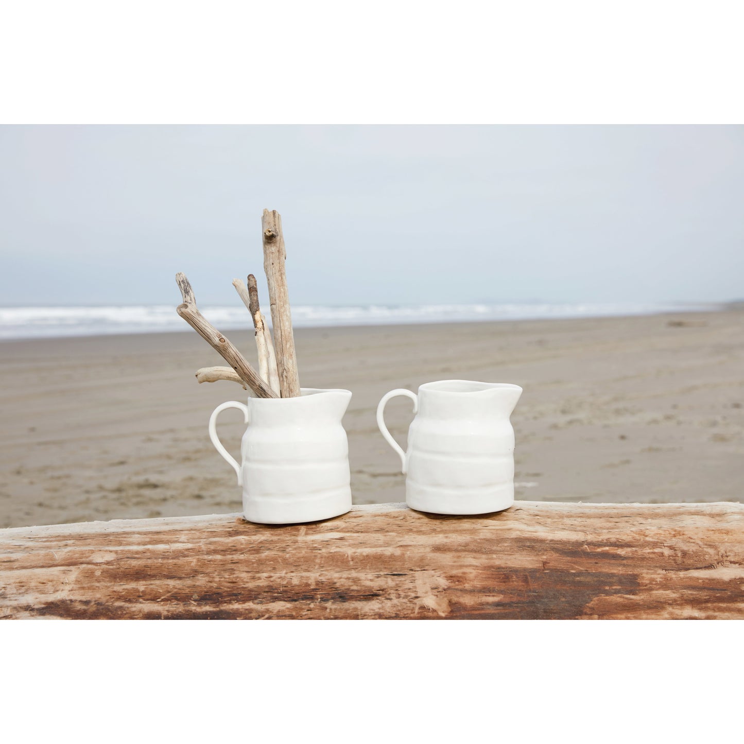 Creative Coop Stoneware Pitcher