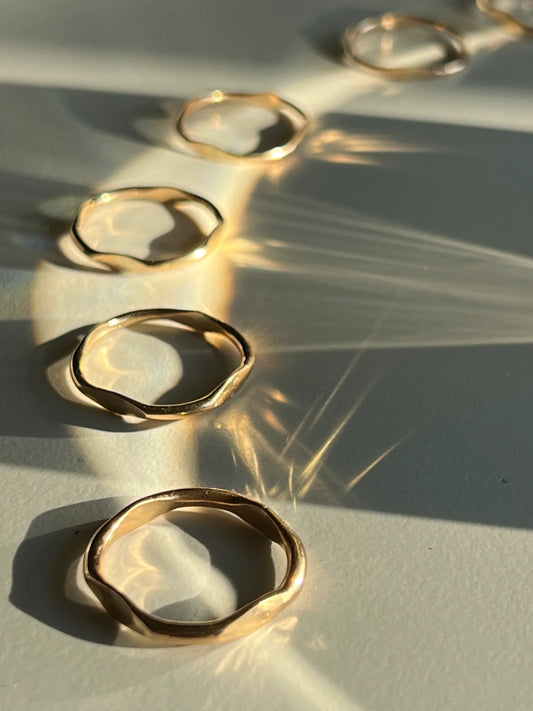 Nashelle Lume Stacking Ring GF