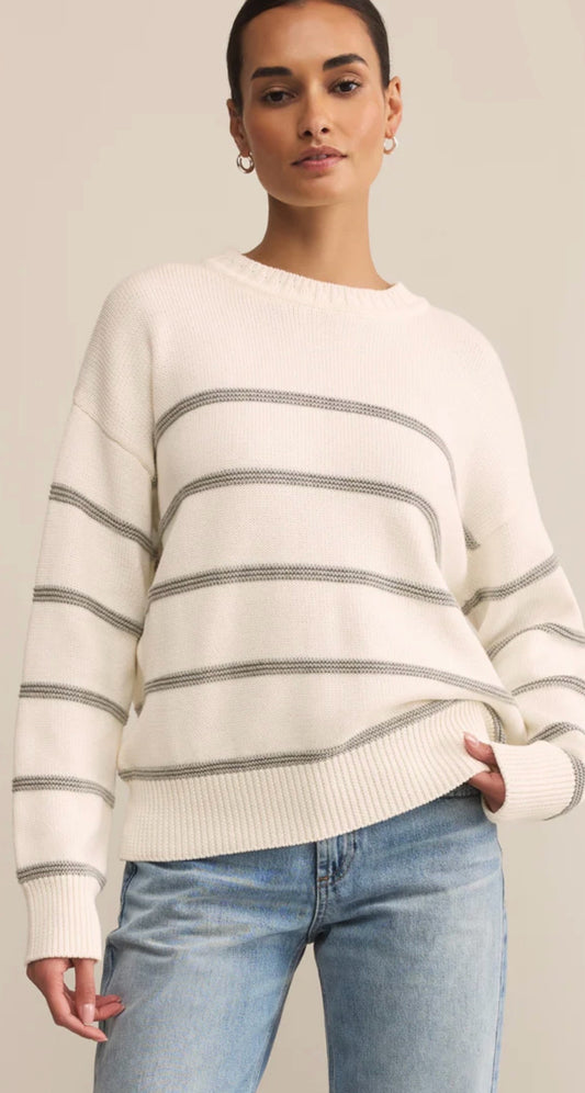 Zsupply Boyfriend Striped Sweater