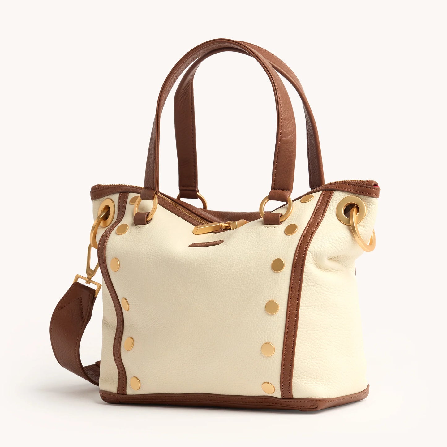 Hammitt Daniel Medium Courtyard Cream/Brushed Gold