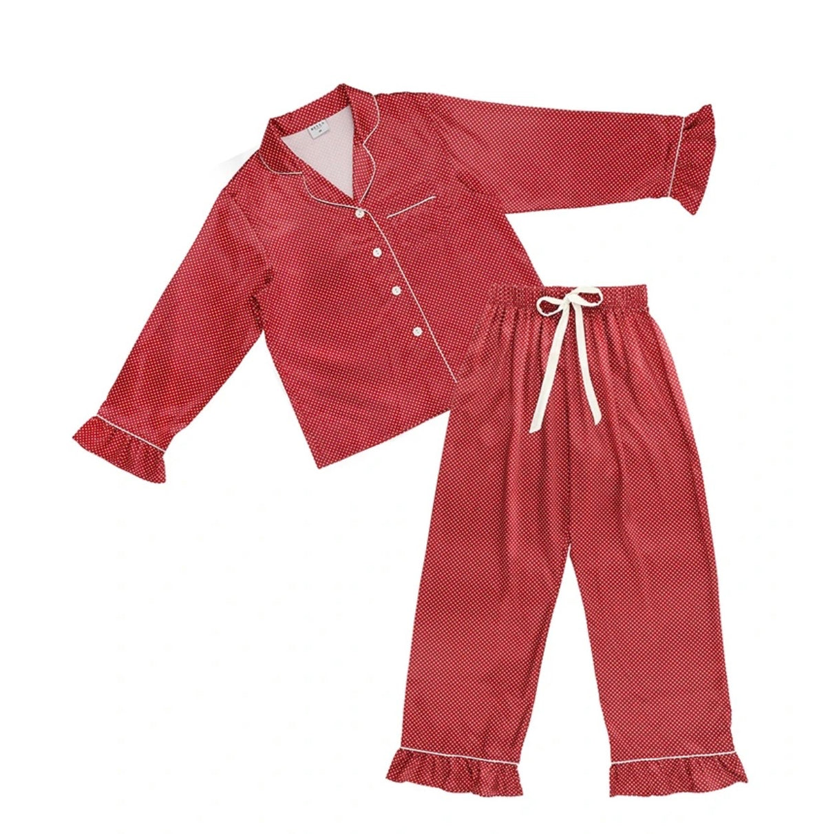 Bella Sleep Spa Full Length Ruffled Set