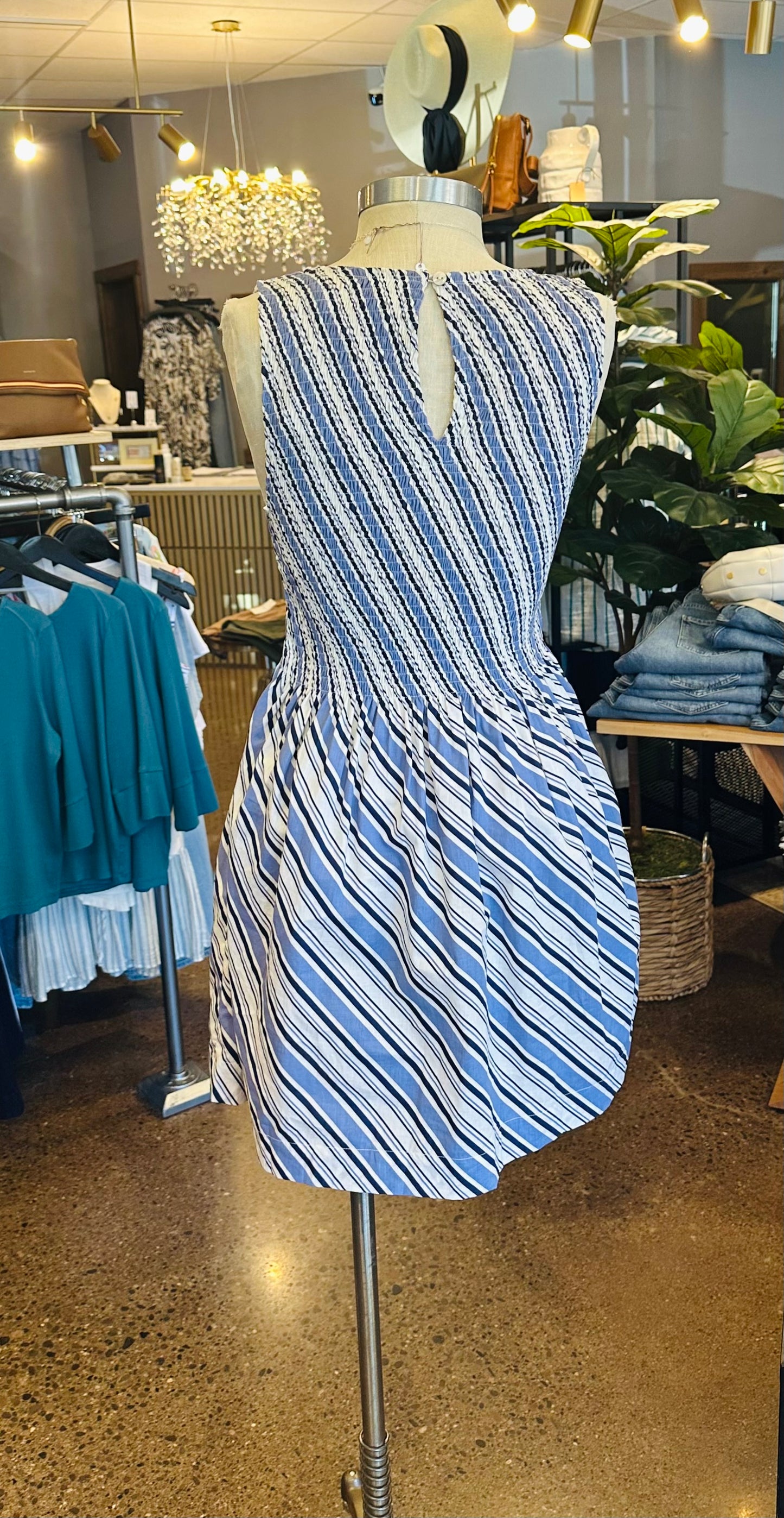Jula Aya Striped Mini Dress