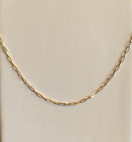 Silver And Accessories Short Paperclip Chain